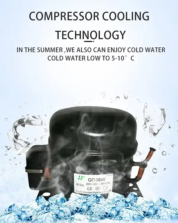 Bottom Load Water Dispenser With Door